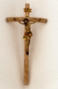 This Is A Wooden Crucifix