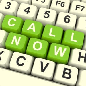 Call Now Computer Keys In Green For Helpdesk Or Getting Assistance