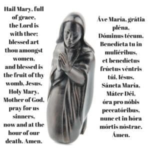 Hail Mary English Latin