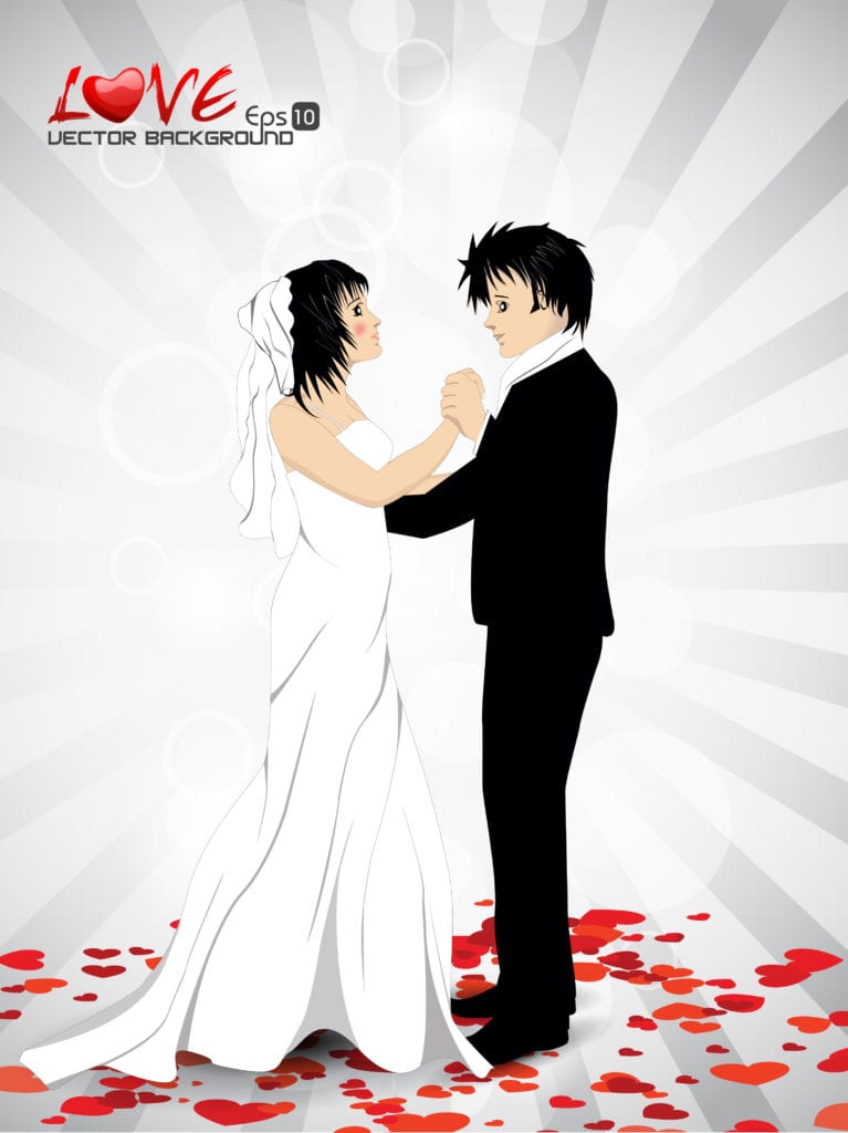 abstract background a new married couple doning romance Gy kO9o L