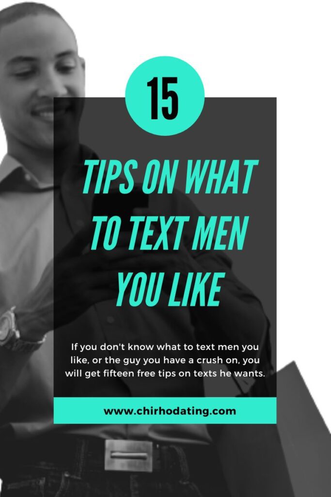 what to text men