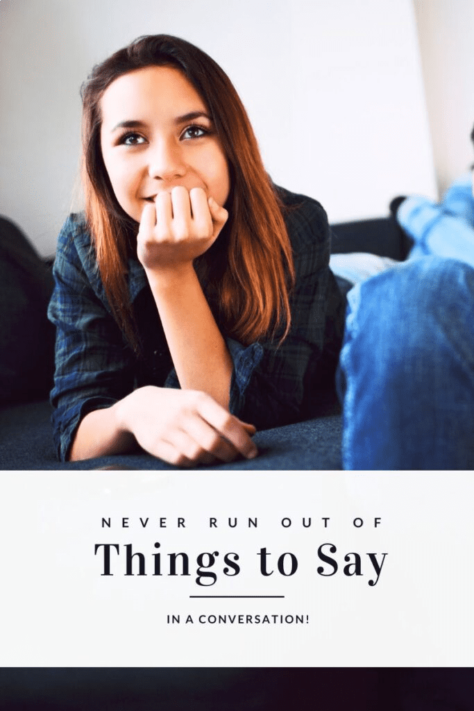 Never run out of things to say scaled