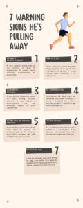 7 Warning signs hes pulling away infographic