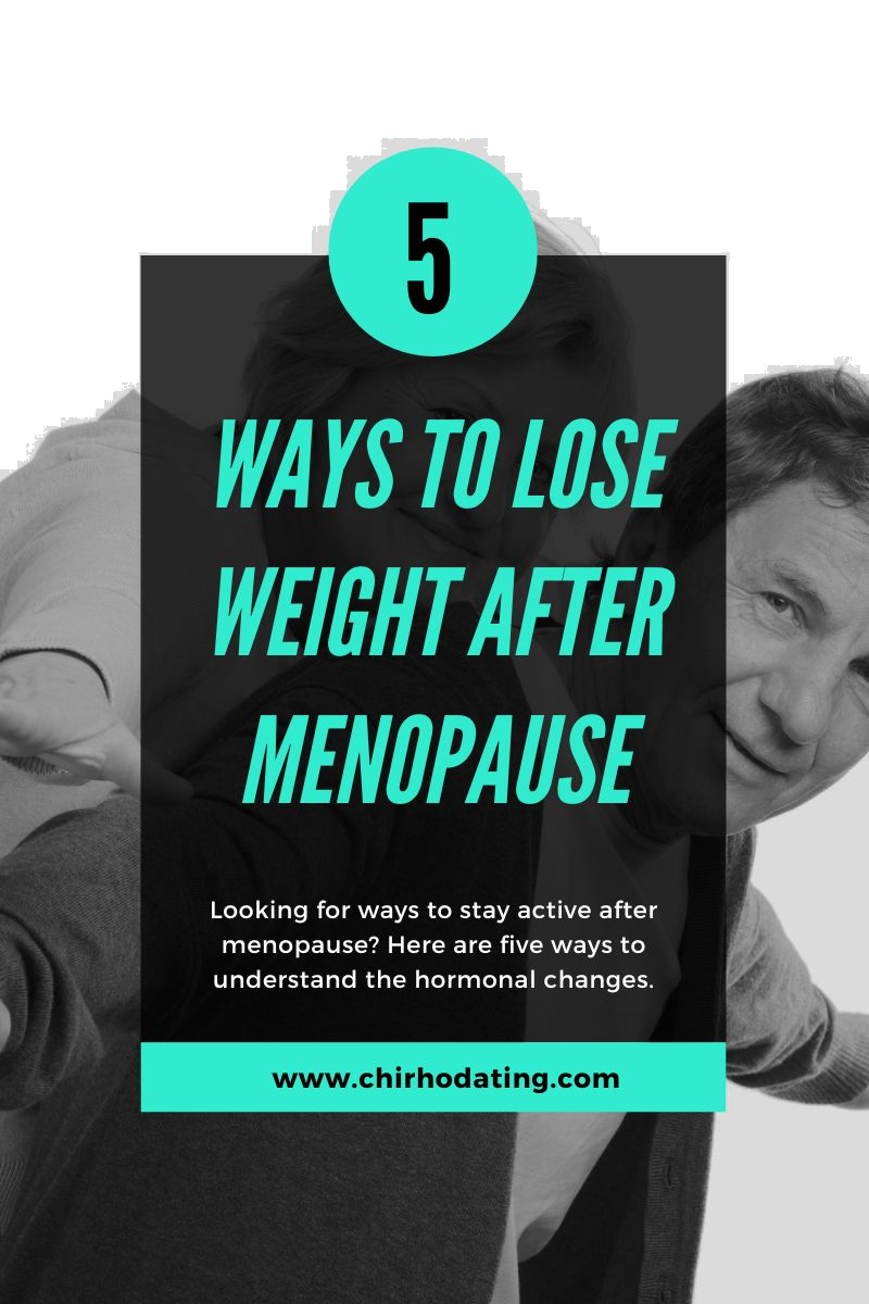 ways to lose weight after menopause