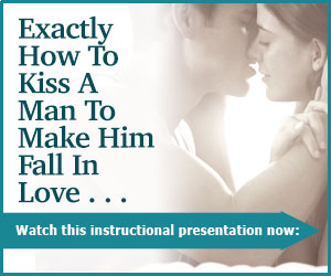 how to kiss a man banner