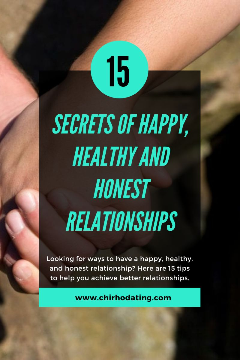 secrets of happy, healthy, and honest relationships