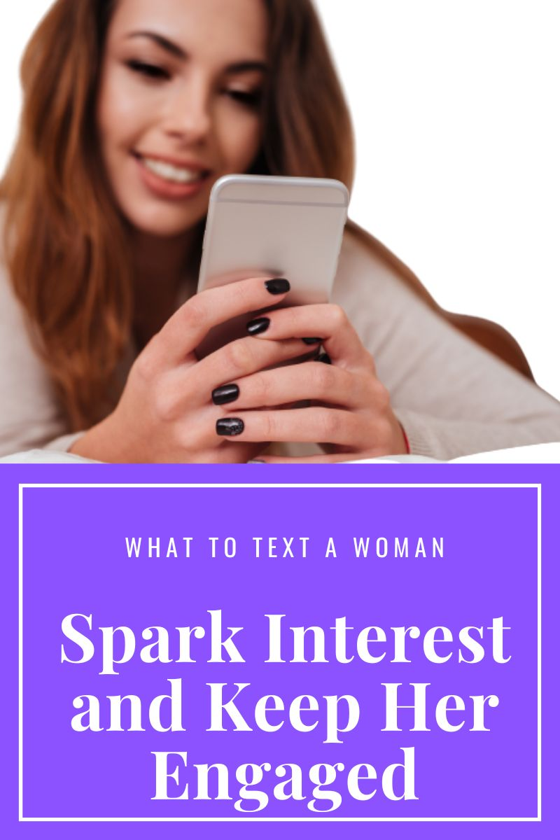 what to text a woman