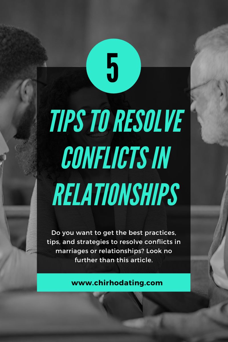 conflict resolutions in relationships,