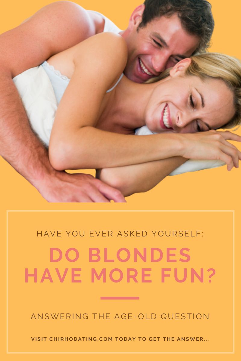 Do blondes have more fun