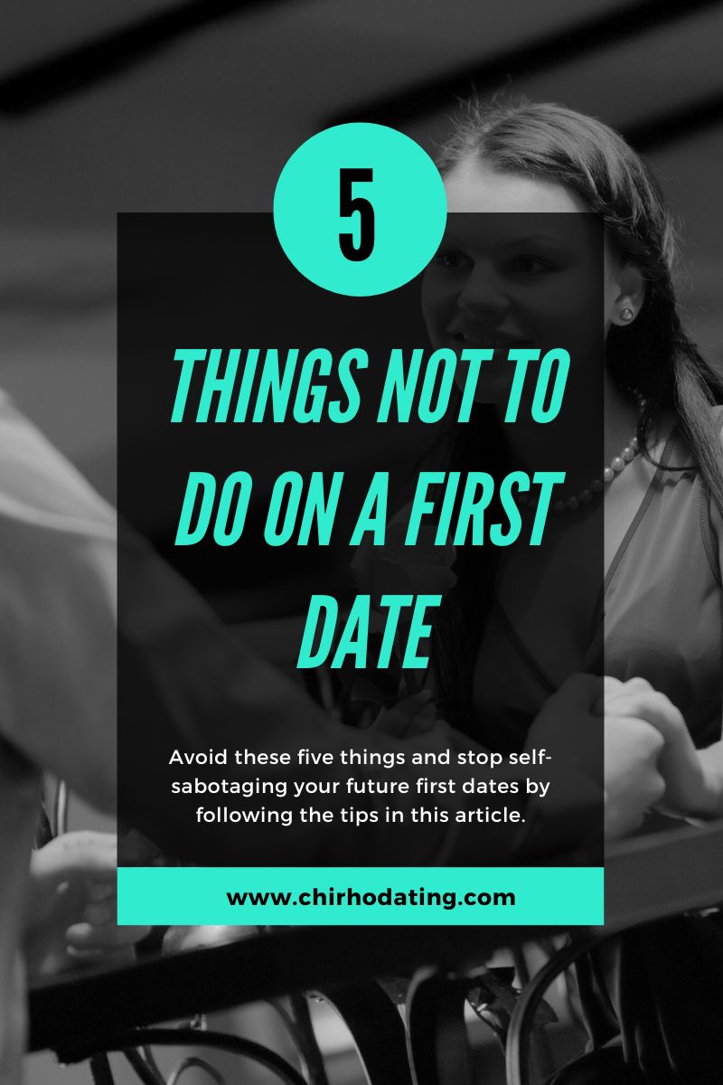 things not to do on a first date