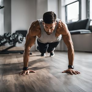 Man doing plank