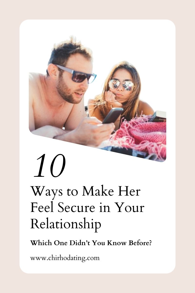 ways to make her feel secure in your relationship,