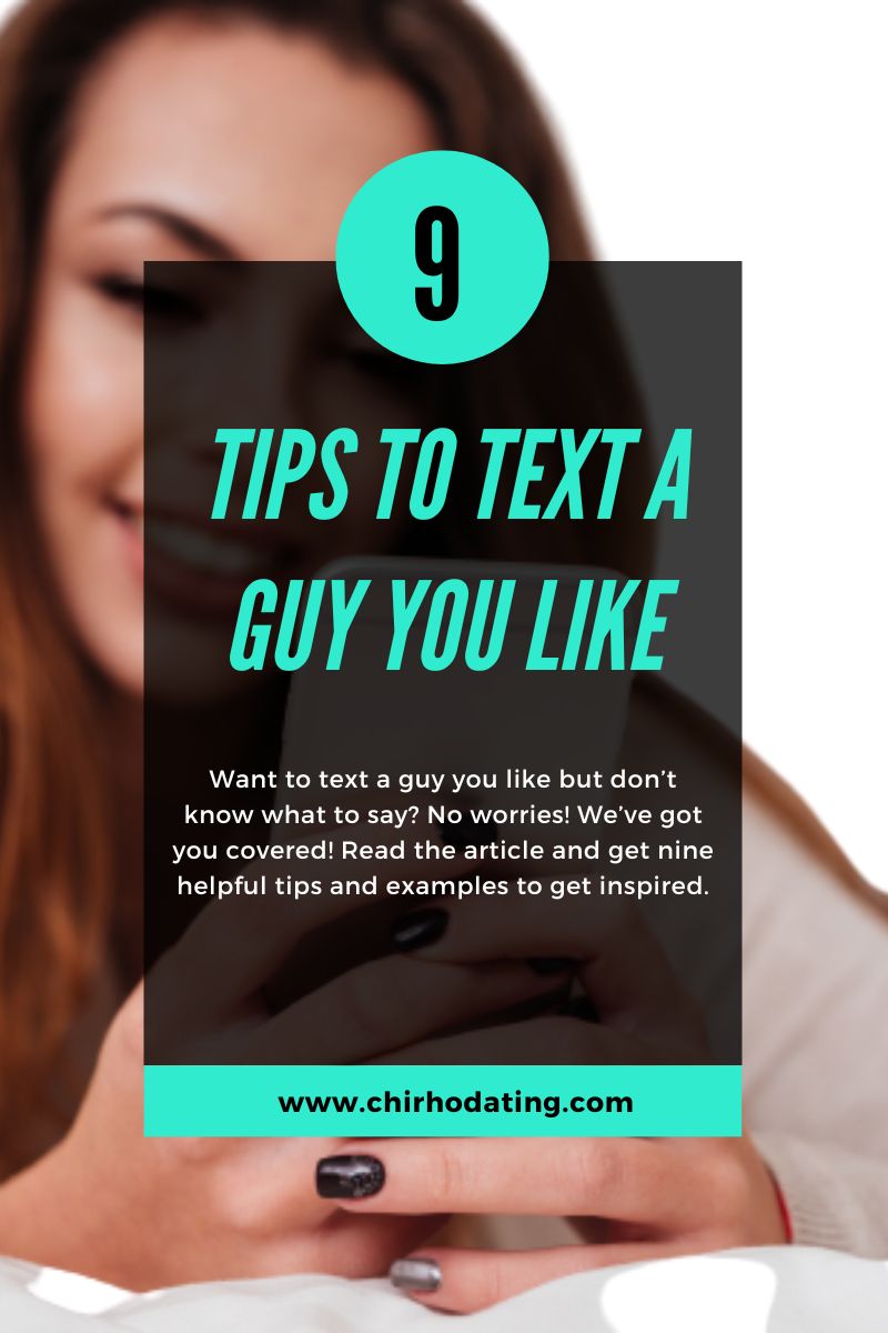 How to Text a Guy You Like for the First Time