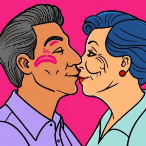 Are Your Gums Silently Blocking Intimacy? 2 kissing couple