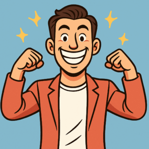 🦷 Bleeding Gum Treatment at Home: Natural Remedies for Healthier Gums 7 a cartoon of a confident, smiling man