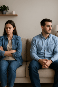 Symbolic image of emotional baggage, representing past hurts and trauma.