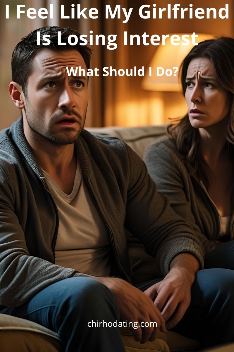 Worried couple sitting together on a couch in their living room, with visible emotional distance and concern in their expressions