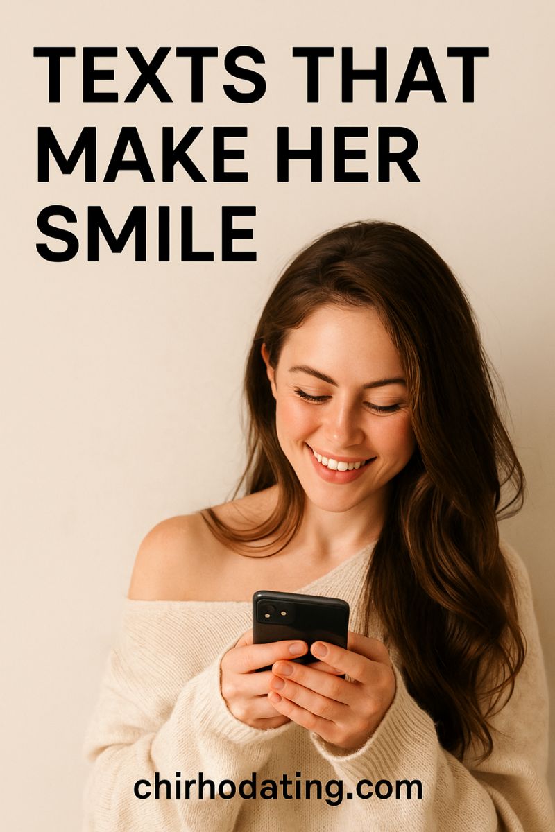 texts that make her smile,