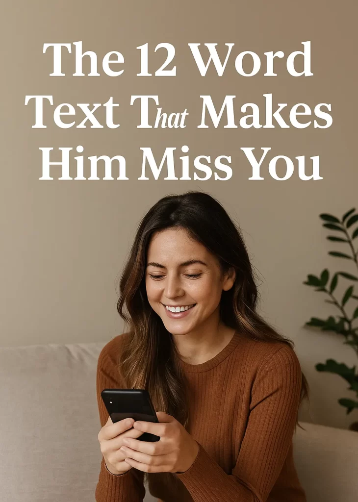 the 12 word text that makes him miss you,