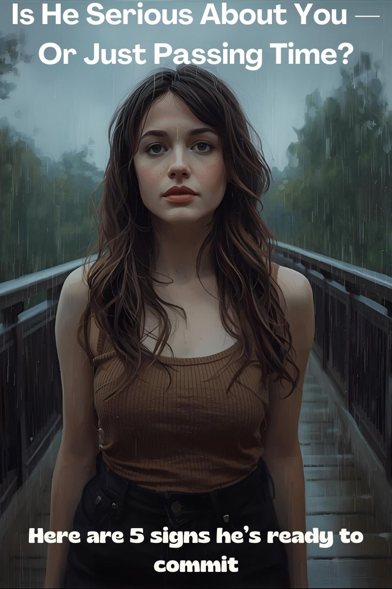 cover image of a lonely woman showcasing signs he's ready to commit,