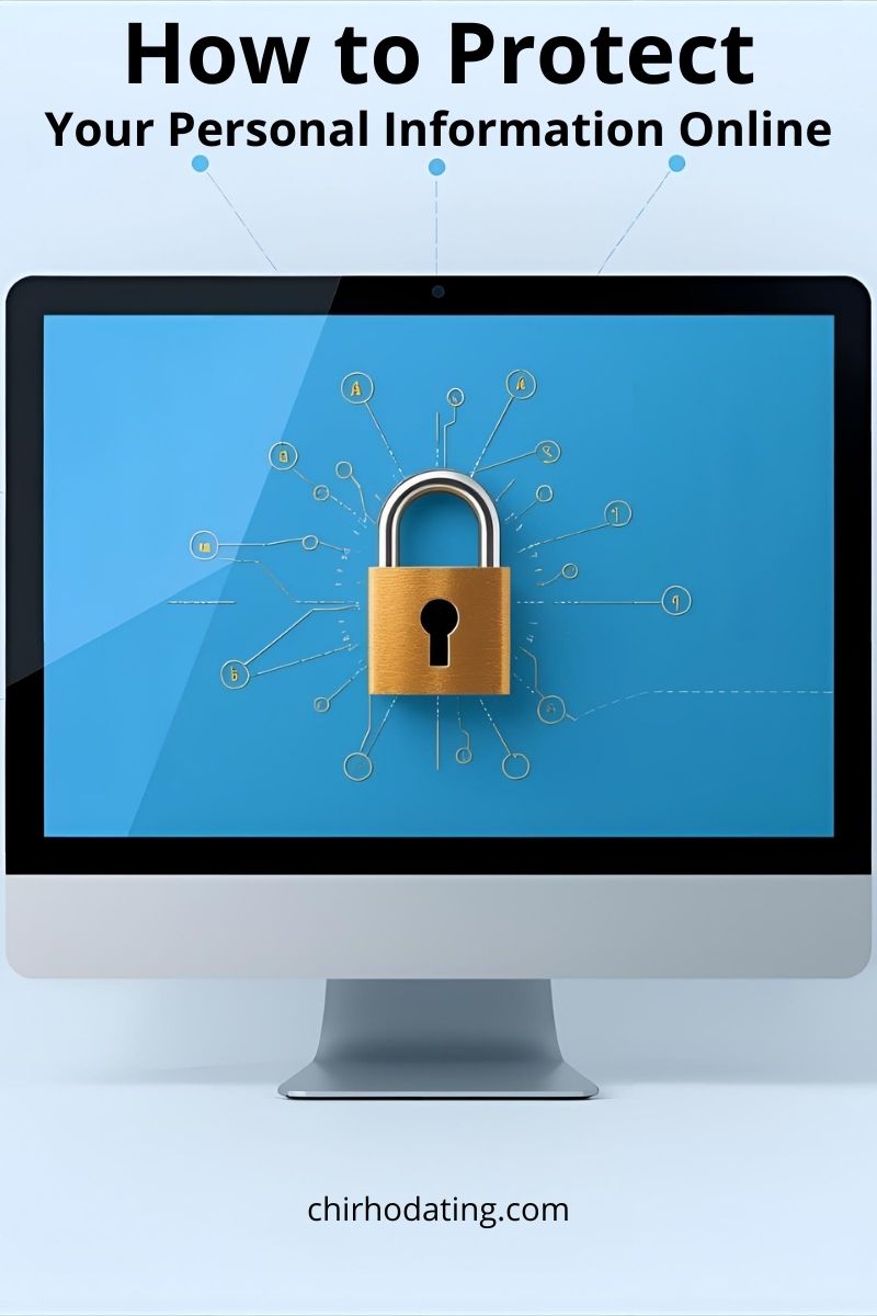 blog cover image of how to protect your personal information online,