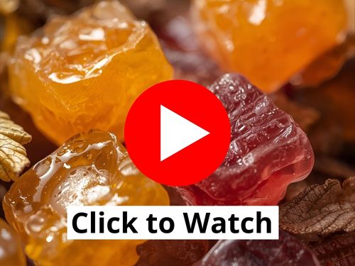 image displaying gums with a red play button and overlay text "click to watch"