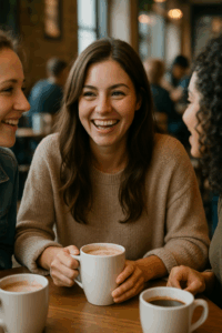 Woman focusing on herself and giving space after her partner pulls away.