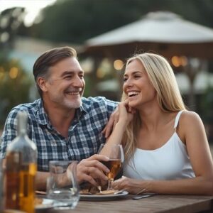 Man and Woman on a Date