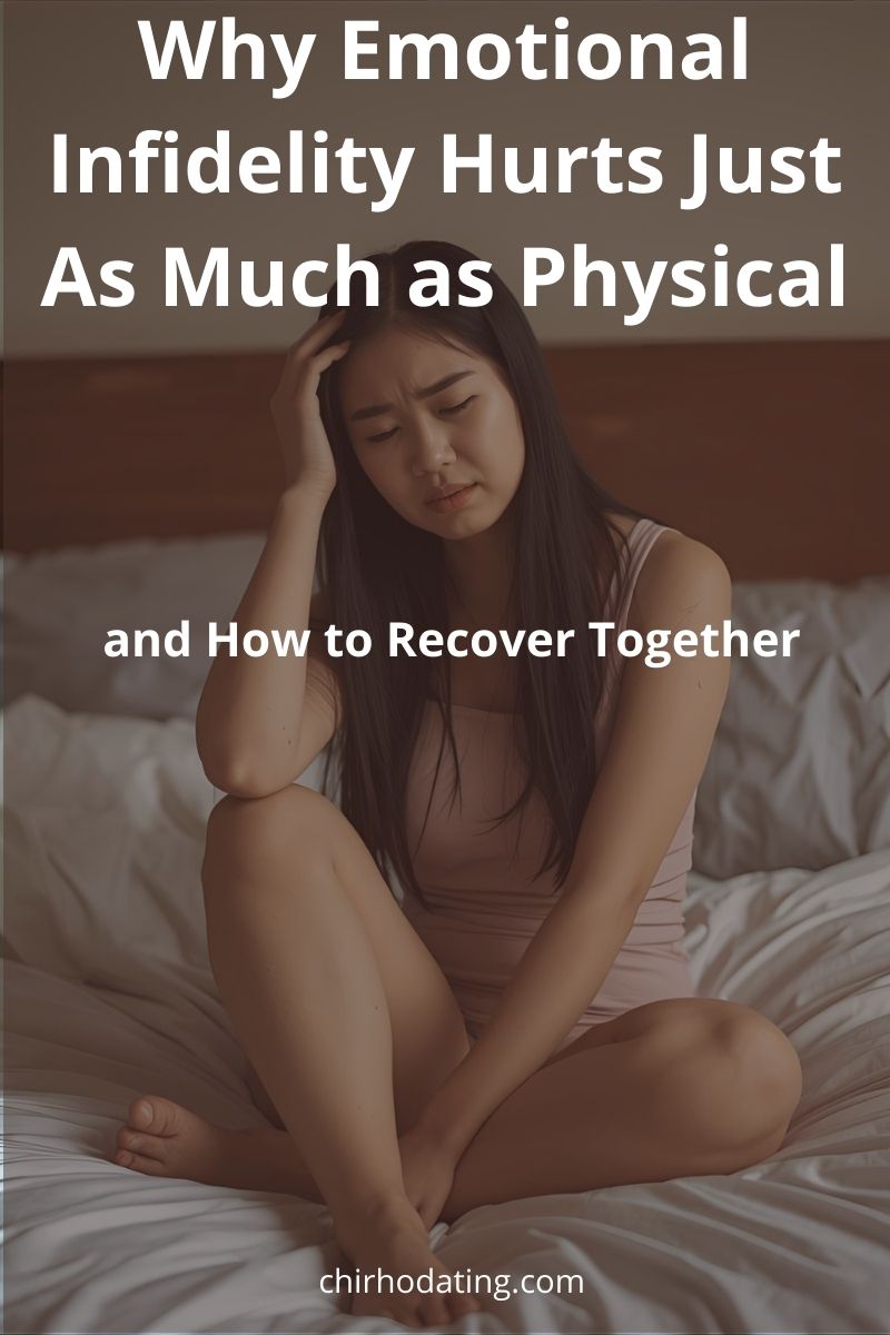 blog cover image displaying emotional affair causing distance between couple in marriage