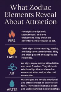 Zodiac Signs Elements Infographic