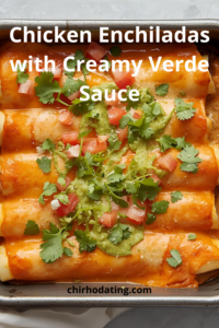 image of chicken enchiladas,
