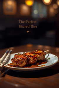 image of chicken yakatori skewers,