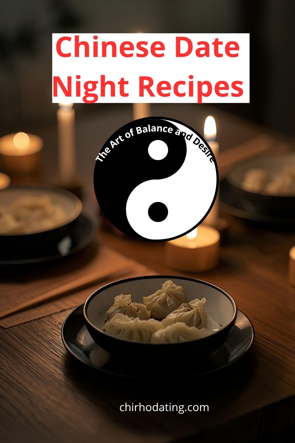 Chinese date night recipes blog cover,