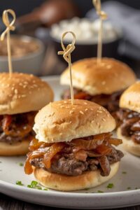 image of mini beef sliders,