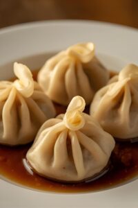 image of pork and vegetable dumplings,