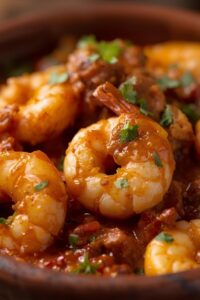 image of spicy prawn masala,