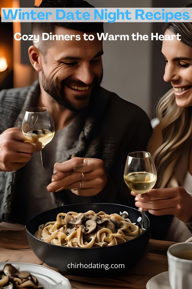 winter date night recipes blog cover,