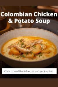 image of ajiaco inspired chicken and potato soup,