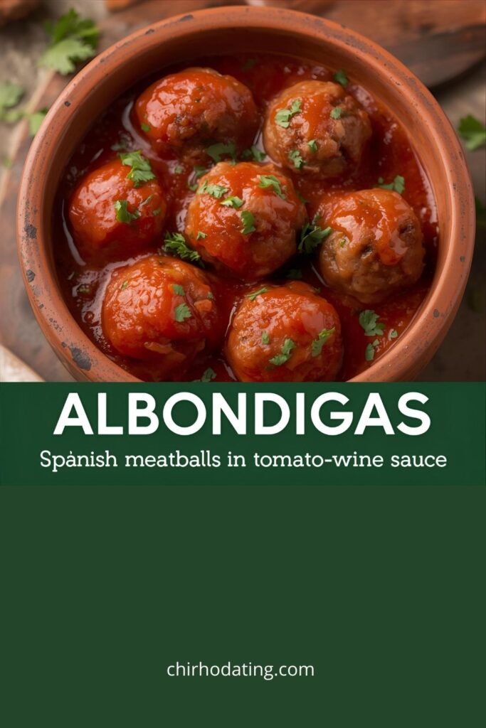 image of albondigas (Spanish meatballs)