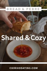 image of bread and pebre,