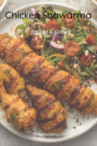 image of delicious chicken shawarma,