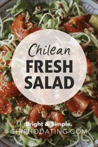 image of chilean fresh salad,