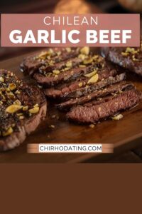 image of chilean garllic beef,
