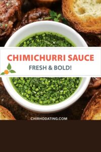 image of chimichurri sauce,