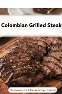 image of colombian styled grilled steak,