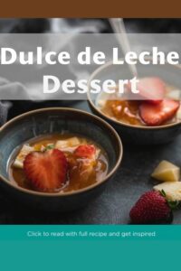 image of dulce de leche dessert colombian style,