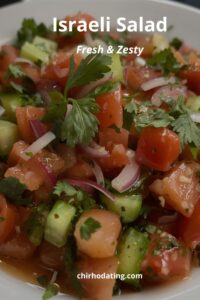 image of Israeli salad,