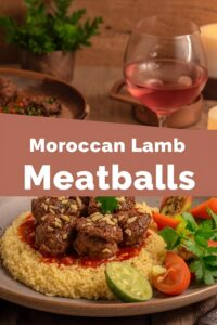 image of moroccan lamb meat balls,