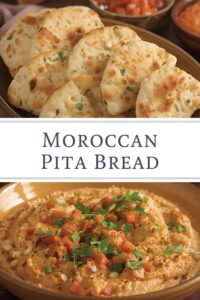 image of moroccan pita bread,