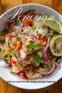 image of peruvian ceviche,
